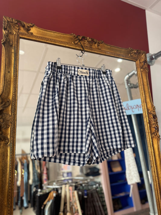 Short PAULA - Vichy bleu