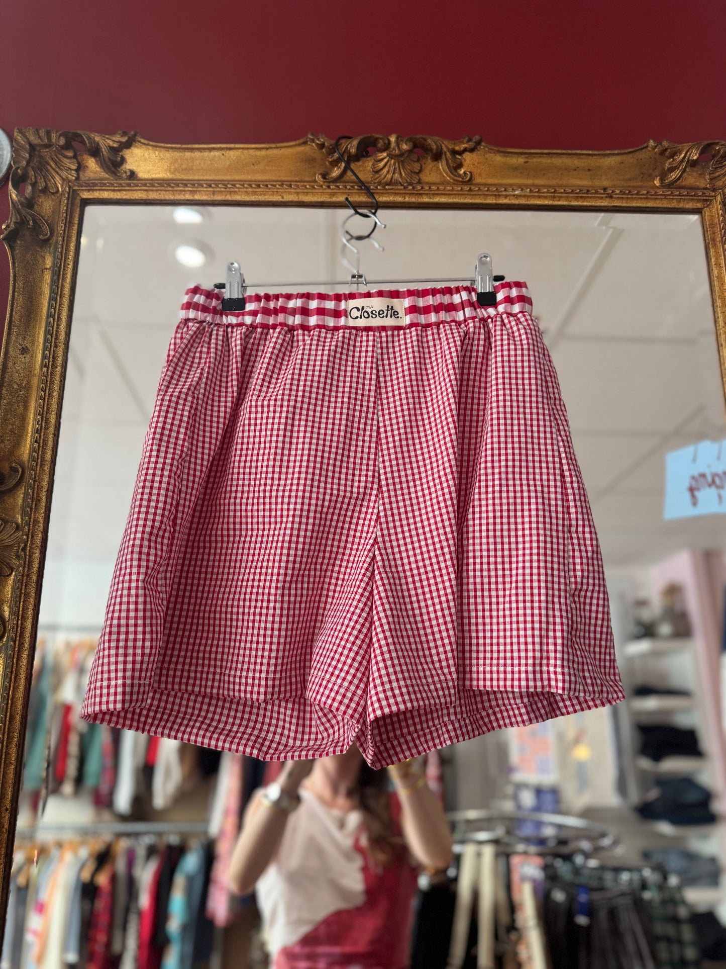 Short Paula - Vichy Rouge