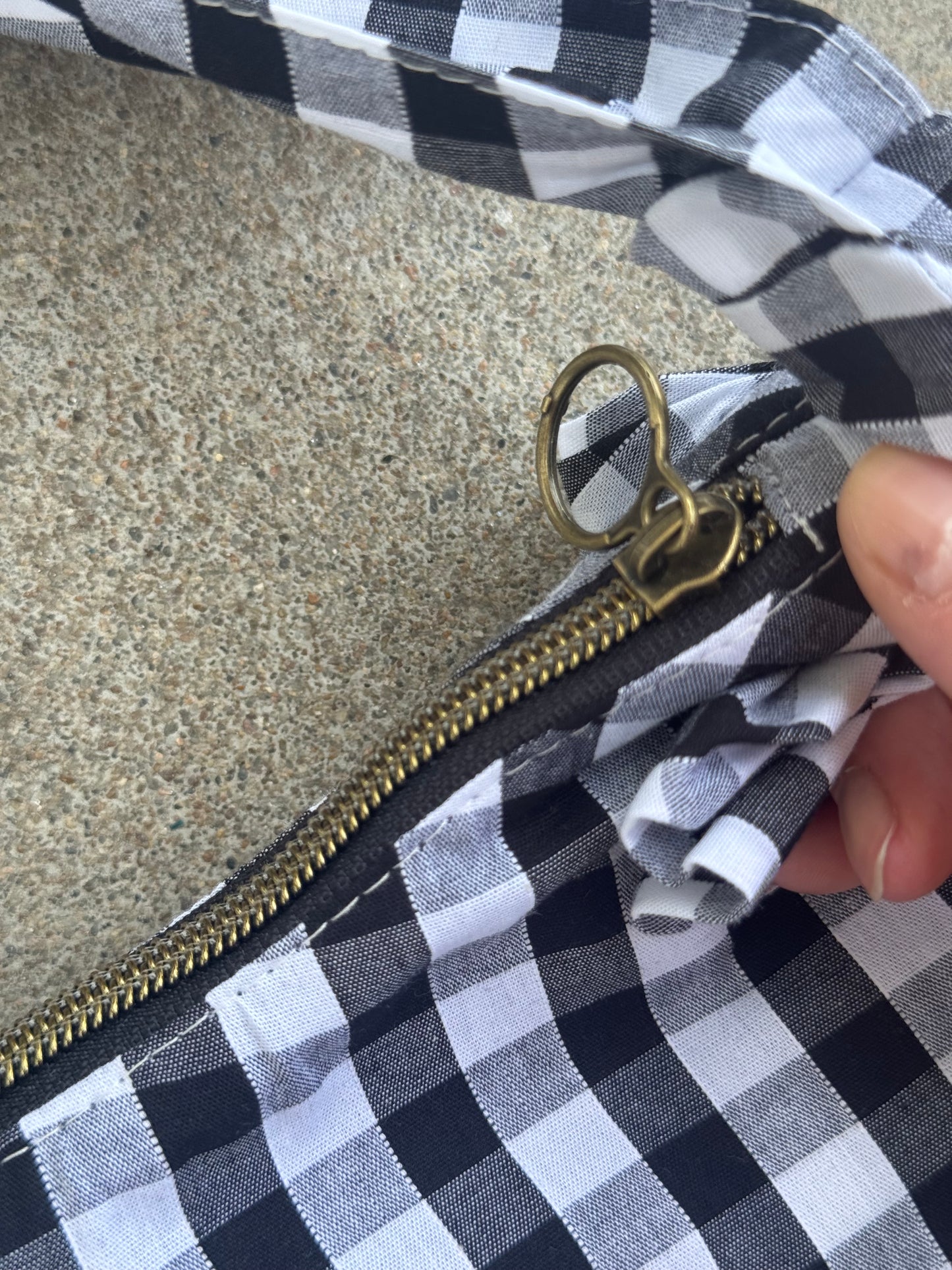Sac Dede - Vichy noir
