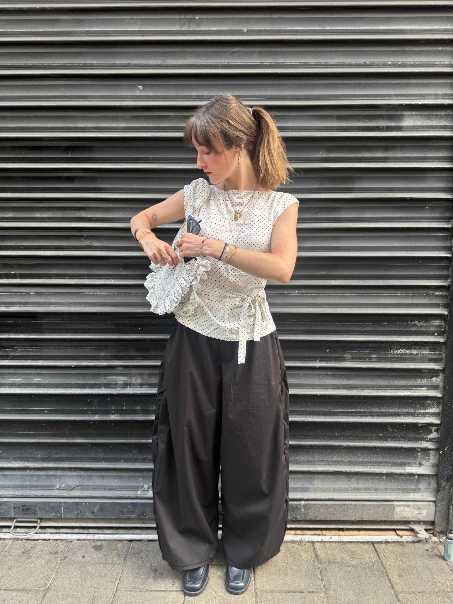 Sac Dede - pois blanc