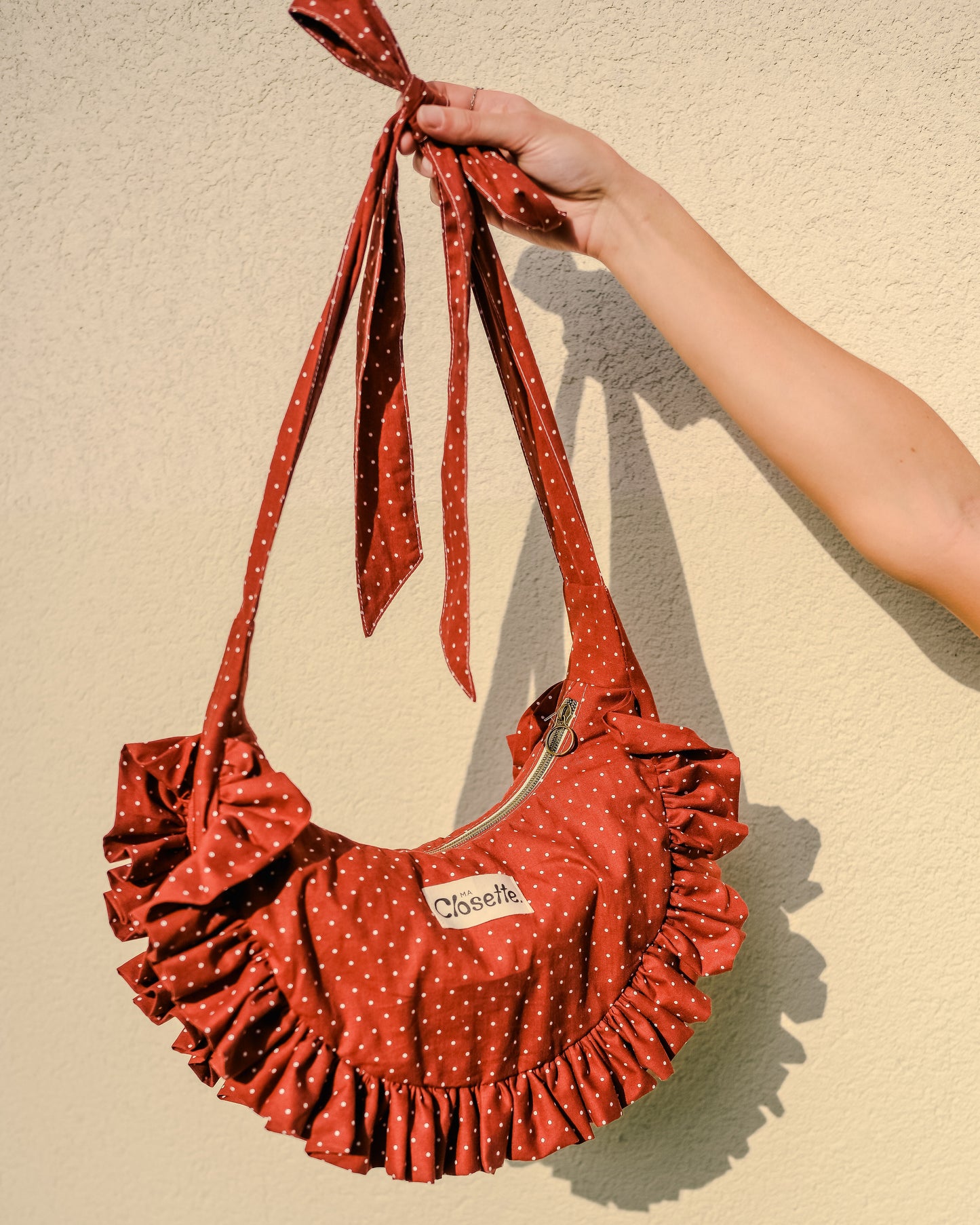 Sac Dede - marron à pois