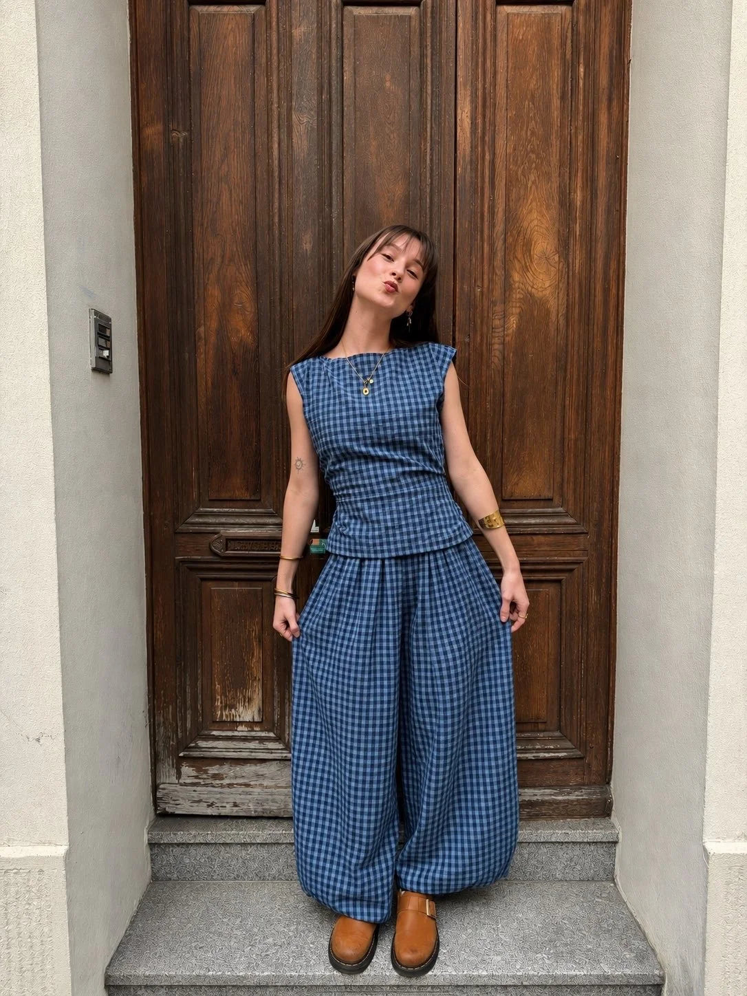 Ensemble Lolita - Vichy Bleu