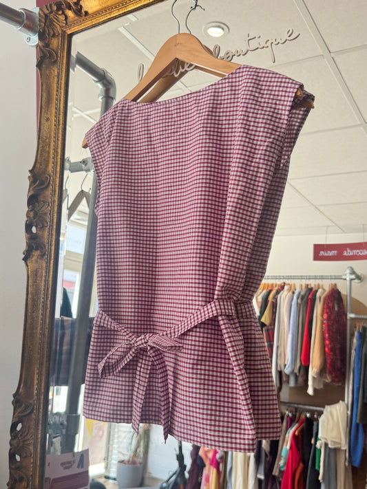 Top Lolita - Vichy prune