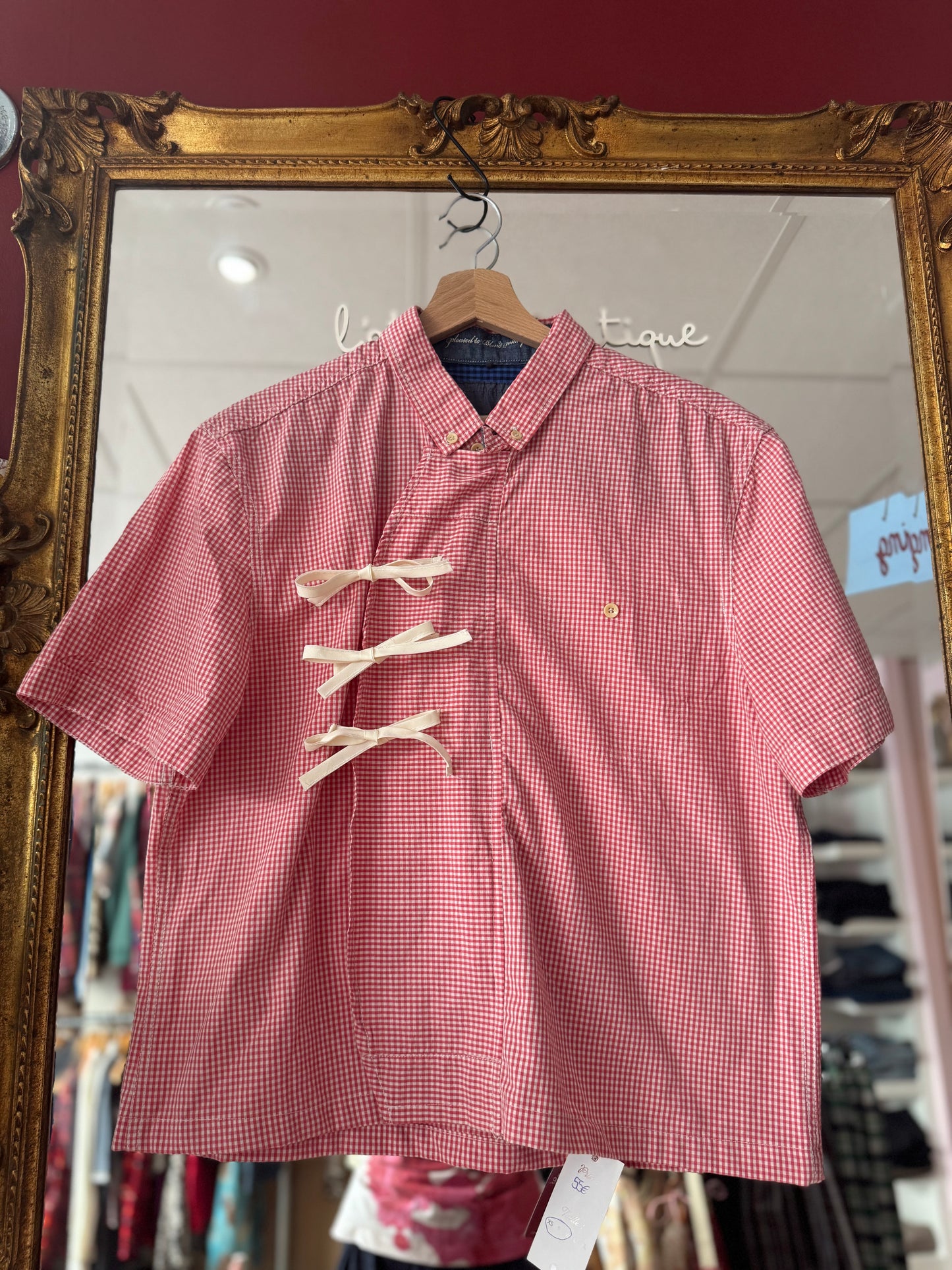 Chemise Coco - Vichy rouge
