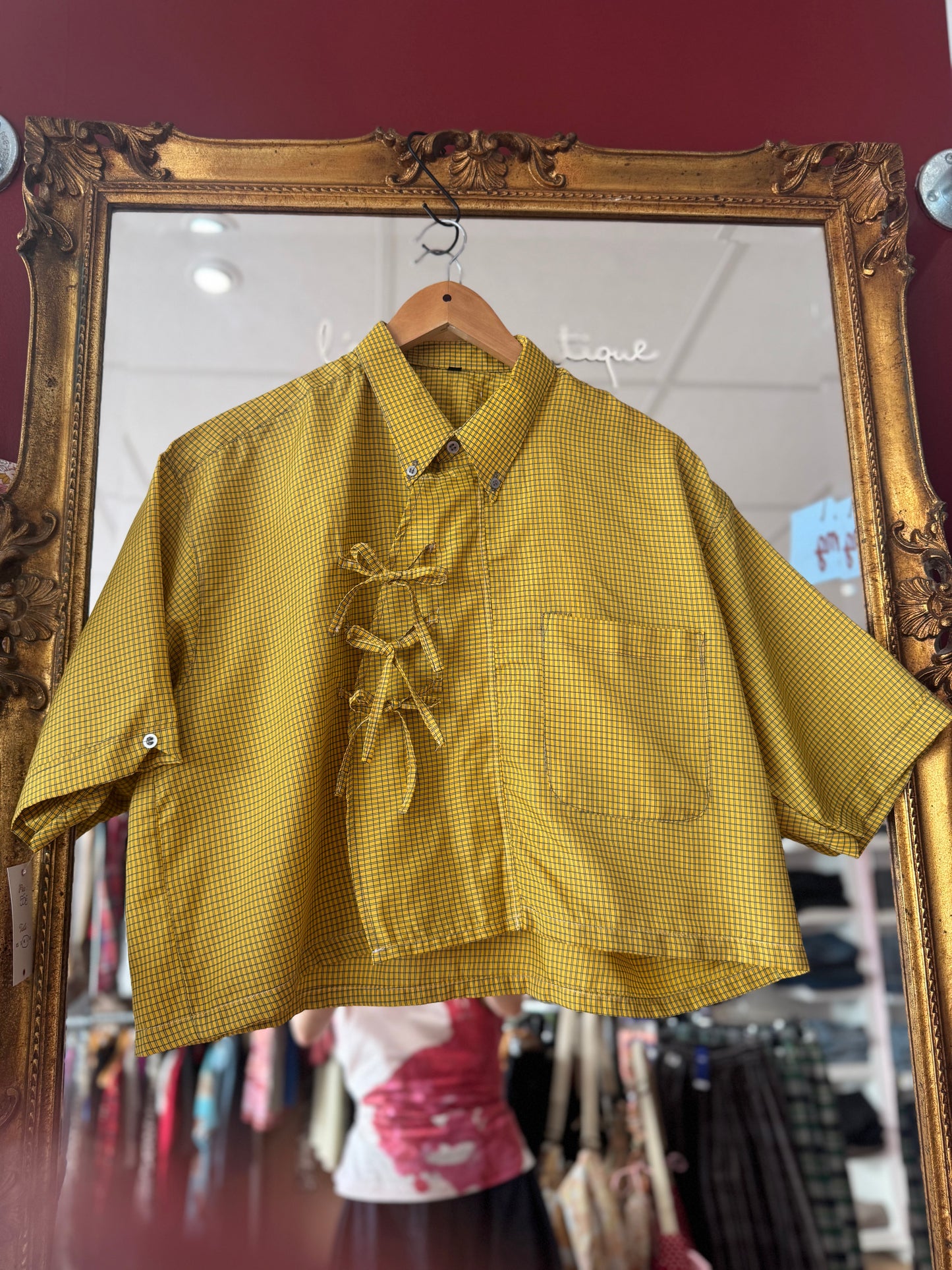 Chemise Coco - Carreaux jaune
