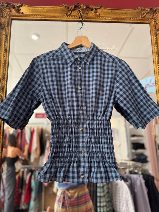 Chemise Colette - Vichy bleu