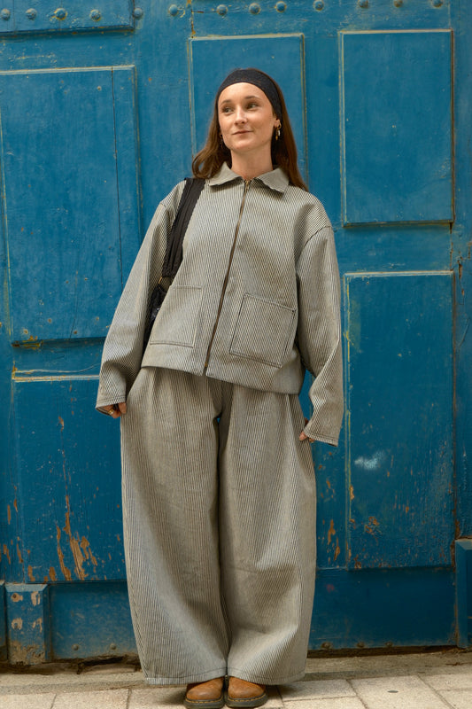 Pantalon Popole - Rayures