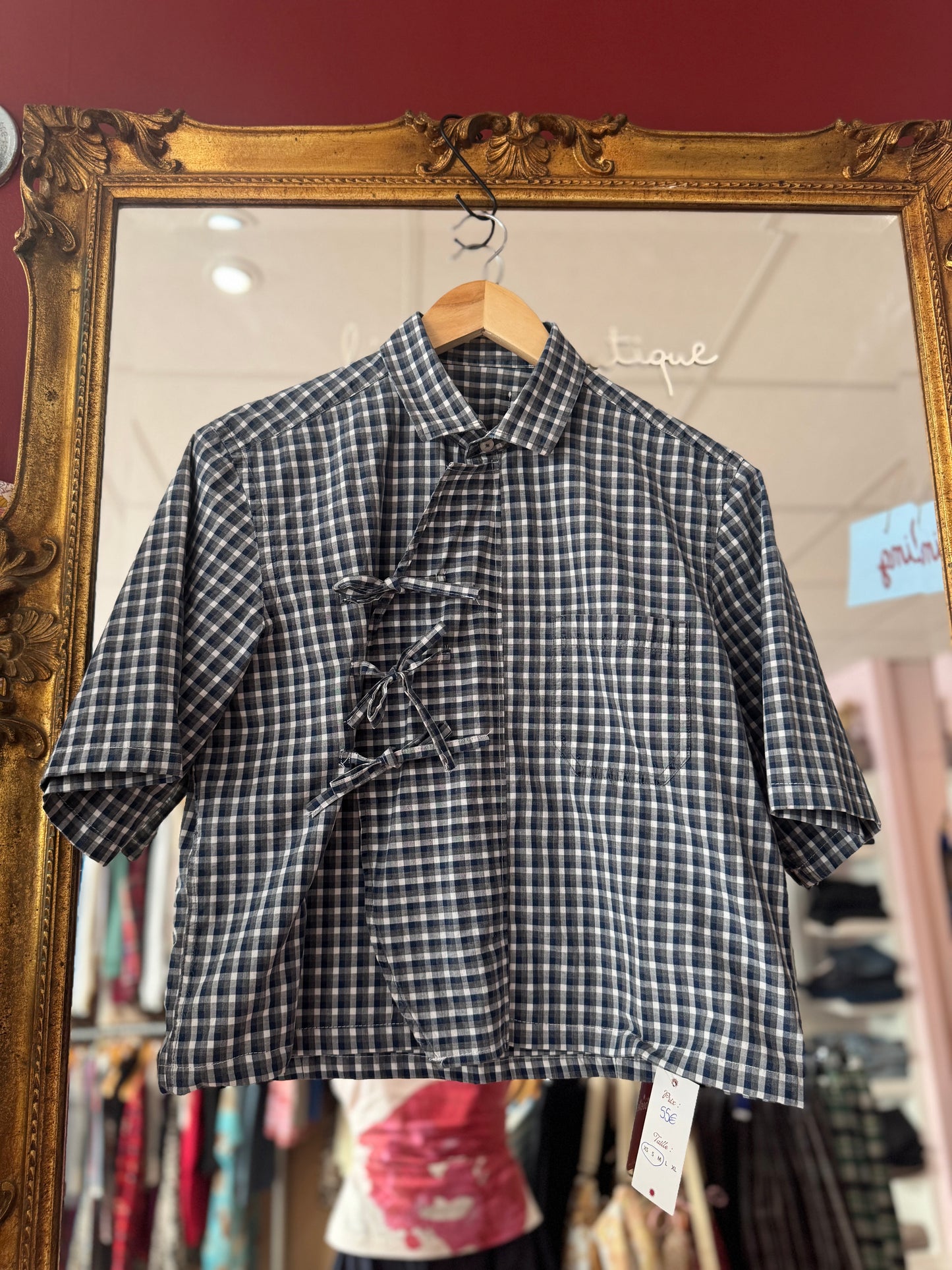 Chemise Coco - Carreaux bleu