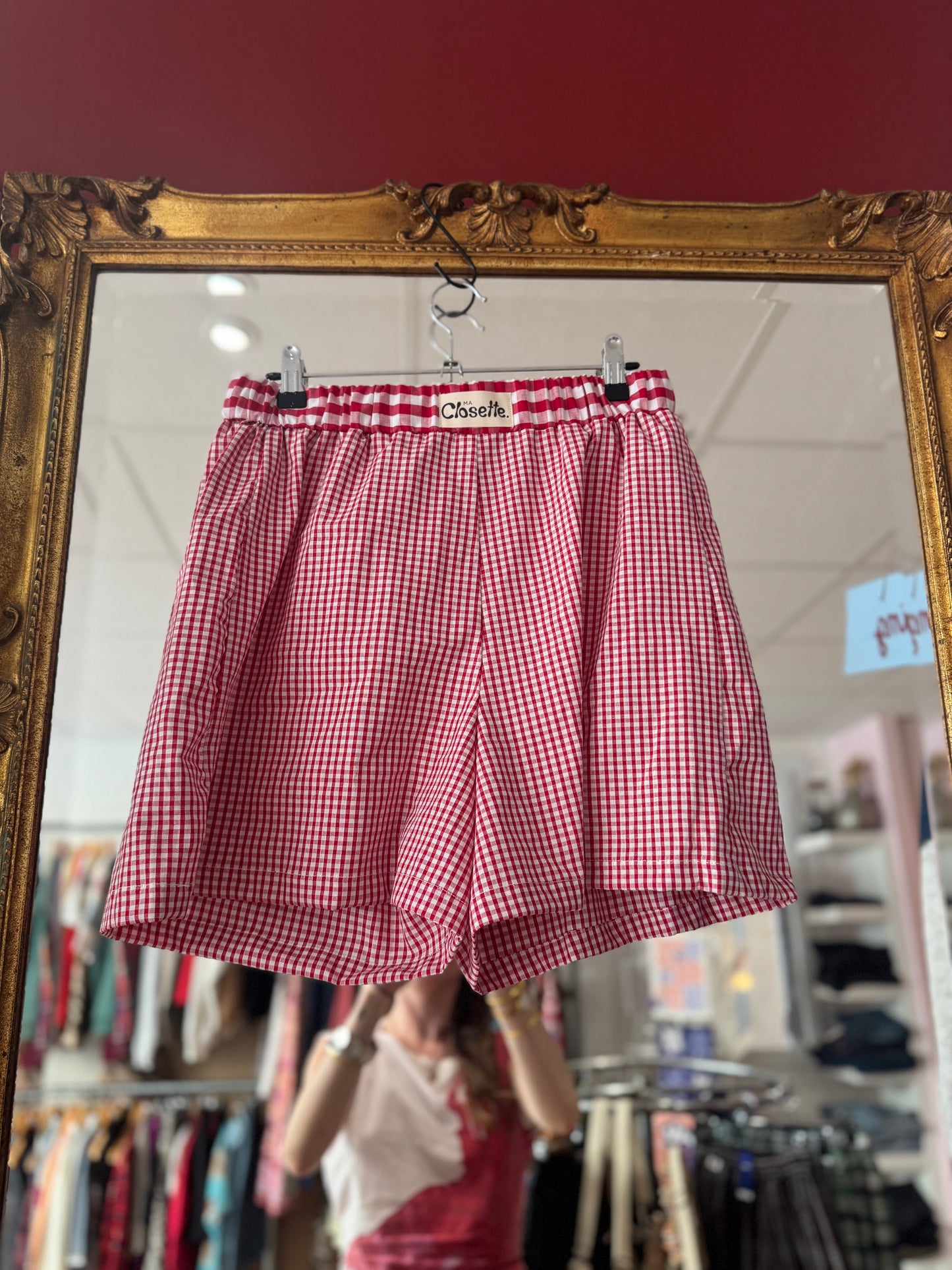 Short Paula - Vichy Rouge