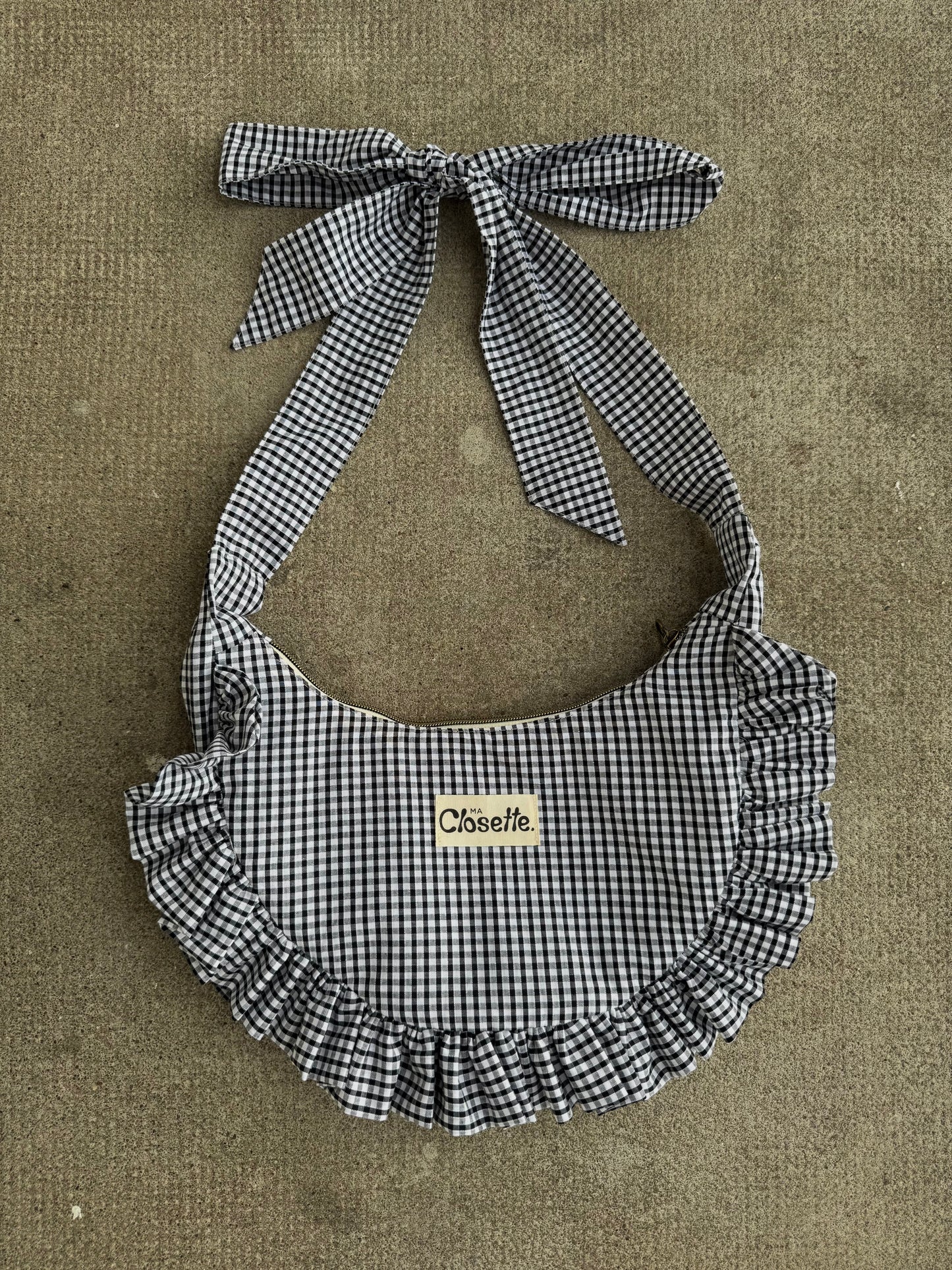 Dede Bag - Black Gingham