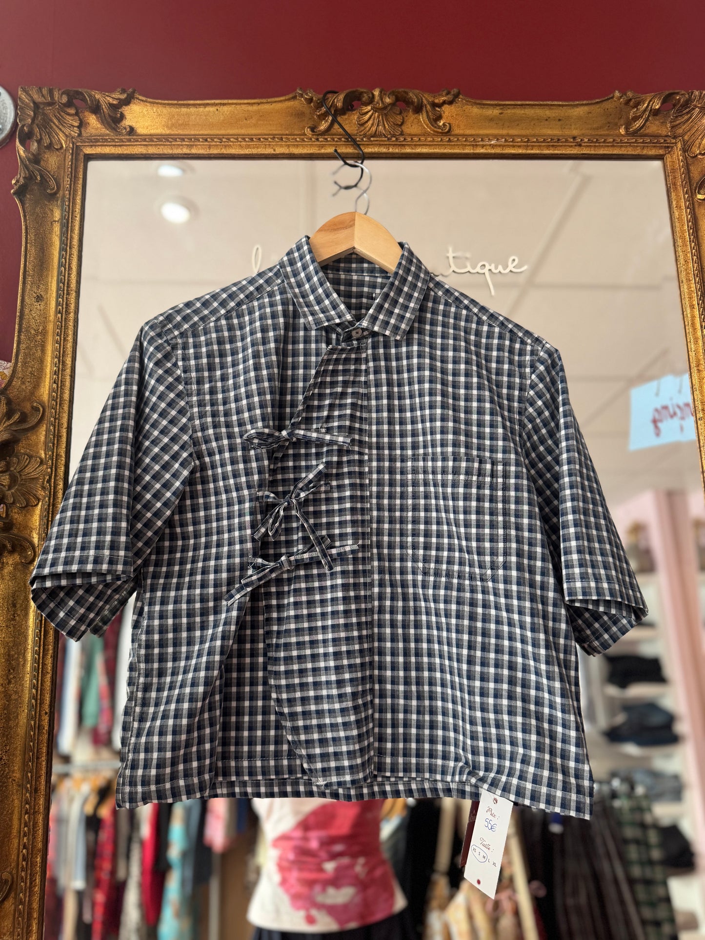 Chemise Coco - Carreaux bleu