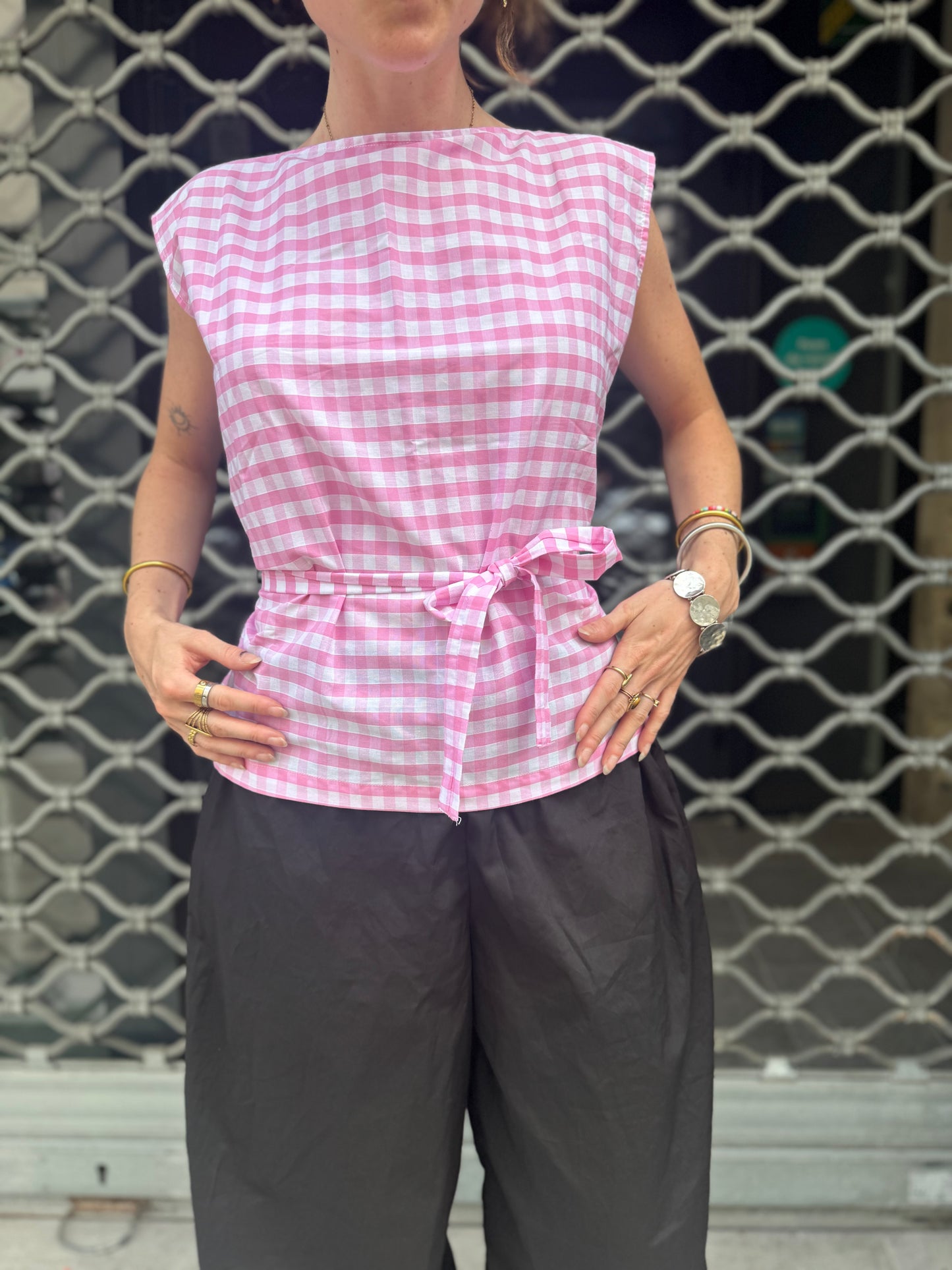 Top Lolita - Vichy rose