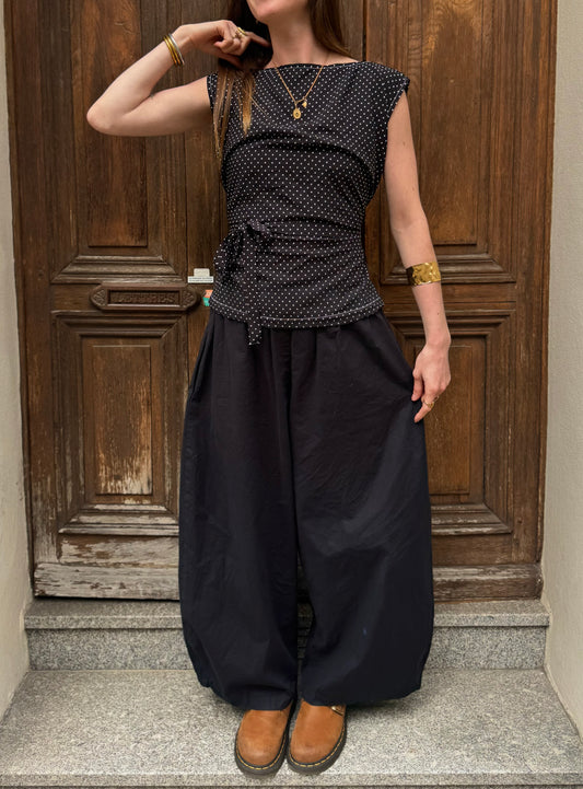 Popole Trousers - Black balloon
