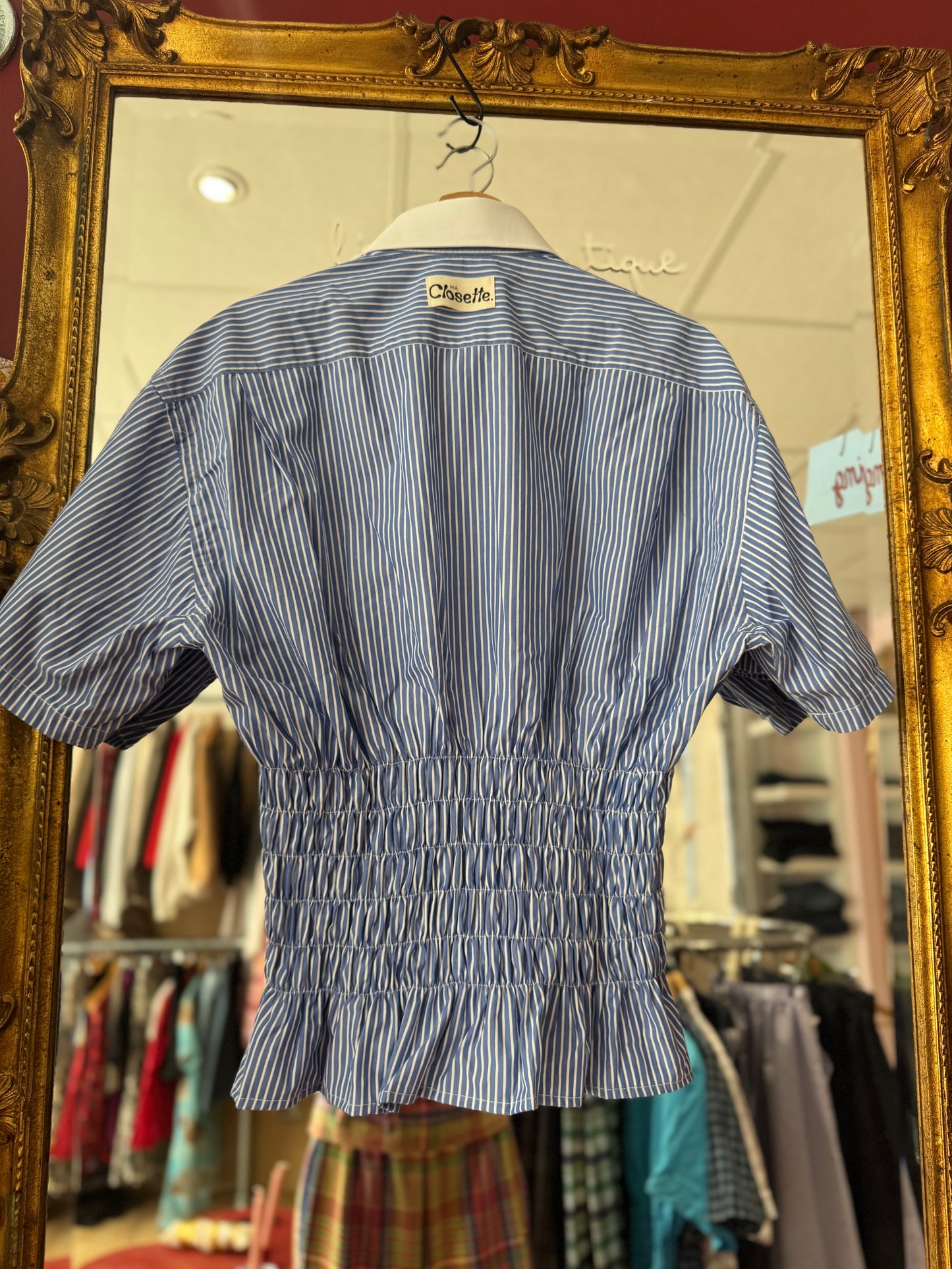 Chemise Colette - Rayures bleues