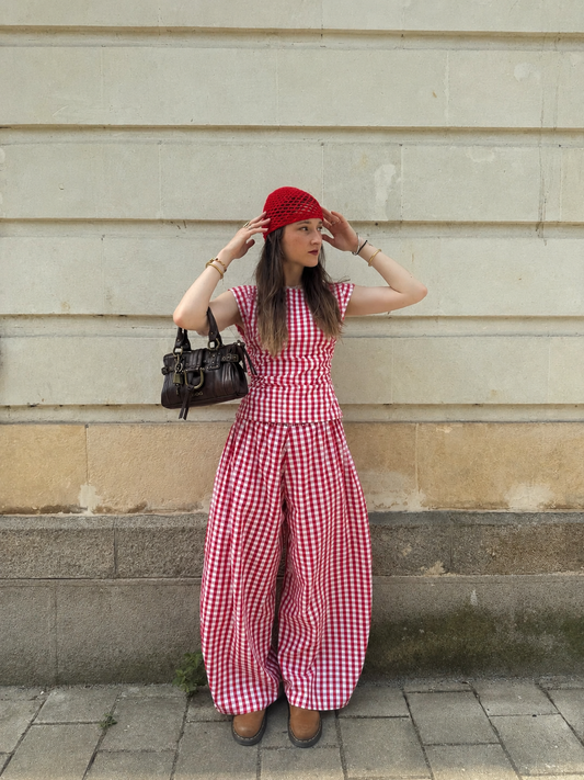 Ensemble Lolita - Vichy rouge