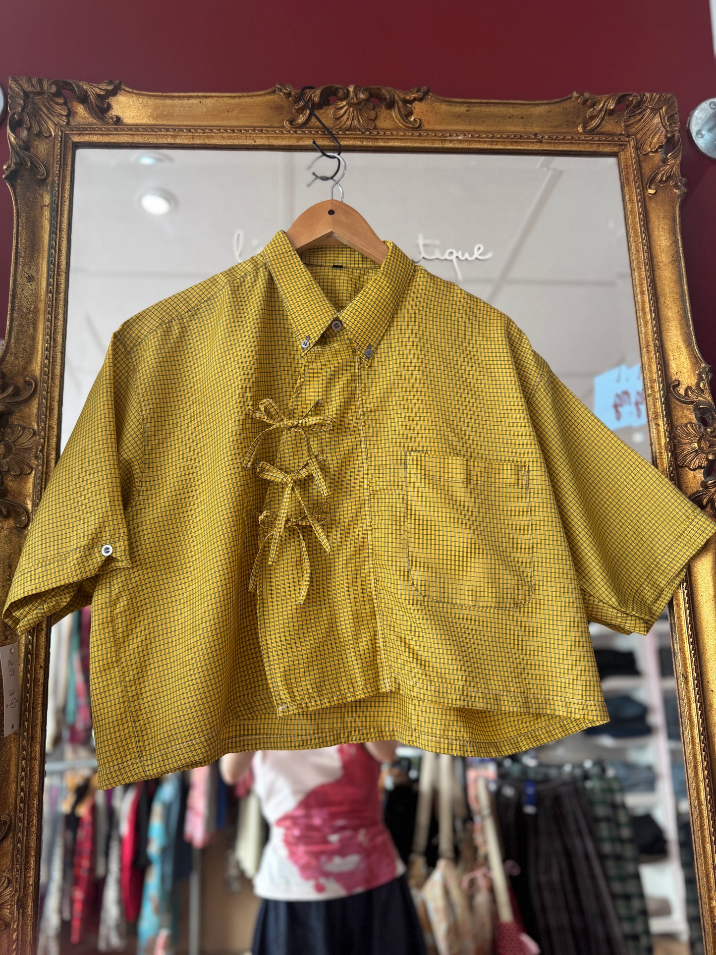 Chemise Coco - Carreaux jaune