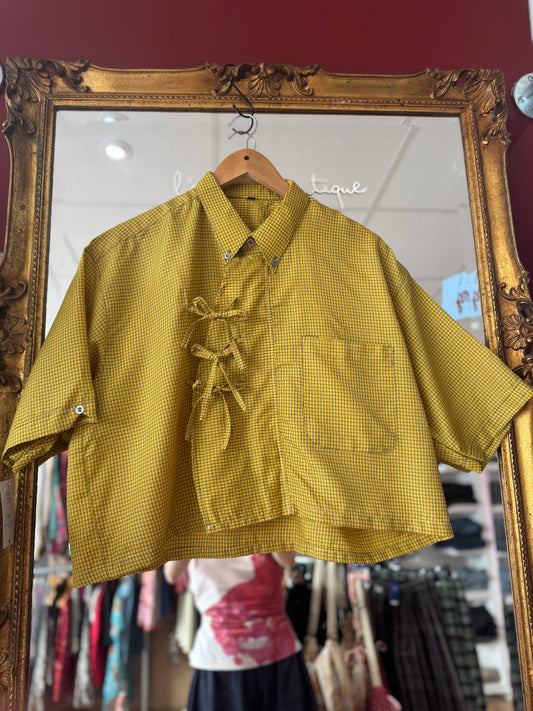 Chemise Coco - Carreaux jaune