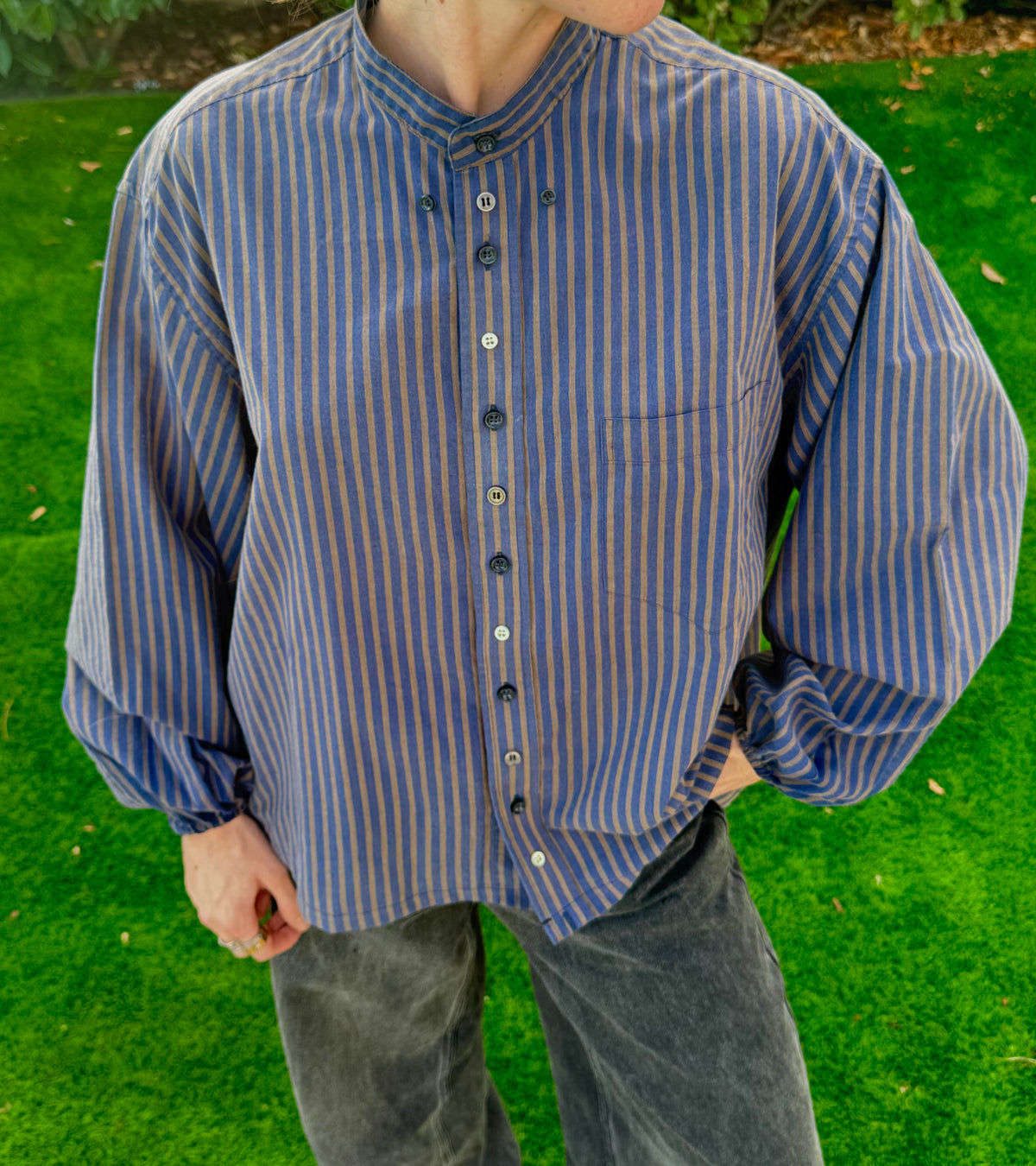 Chemise Coco - bleue à rayures