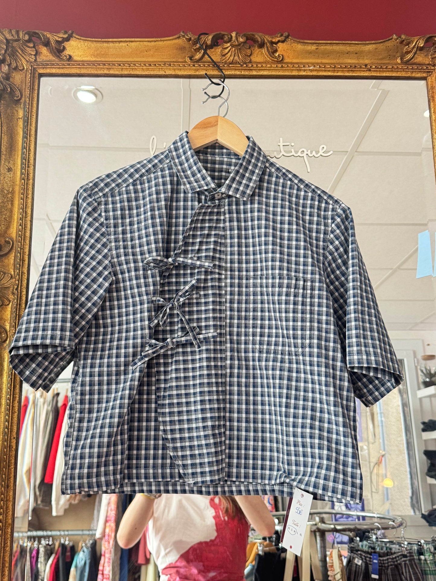 Chemise Coco - Carreaux bleu