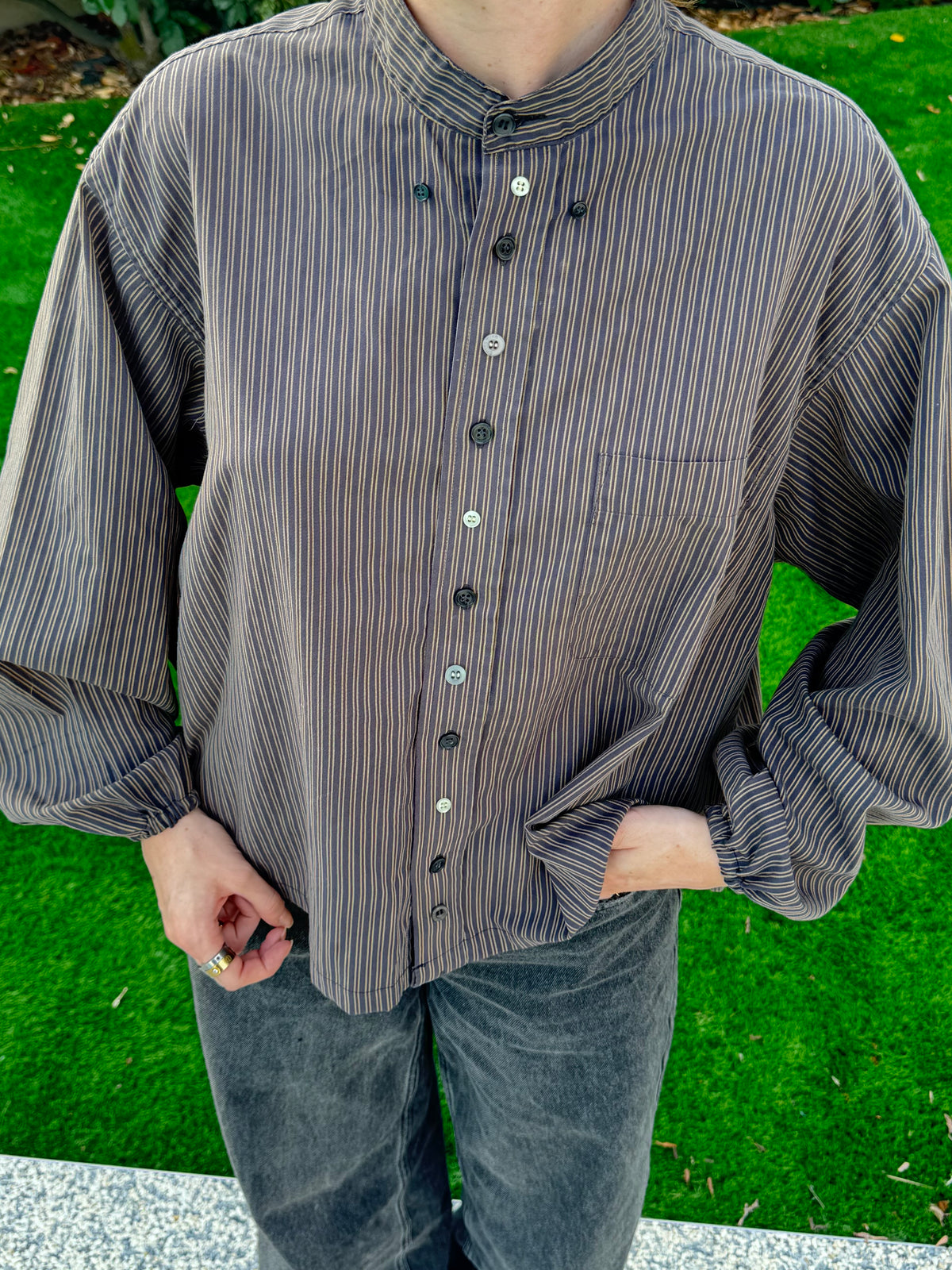 Chemise Coco - Marron à rayures