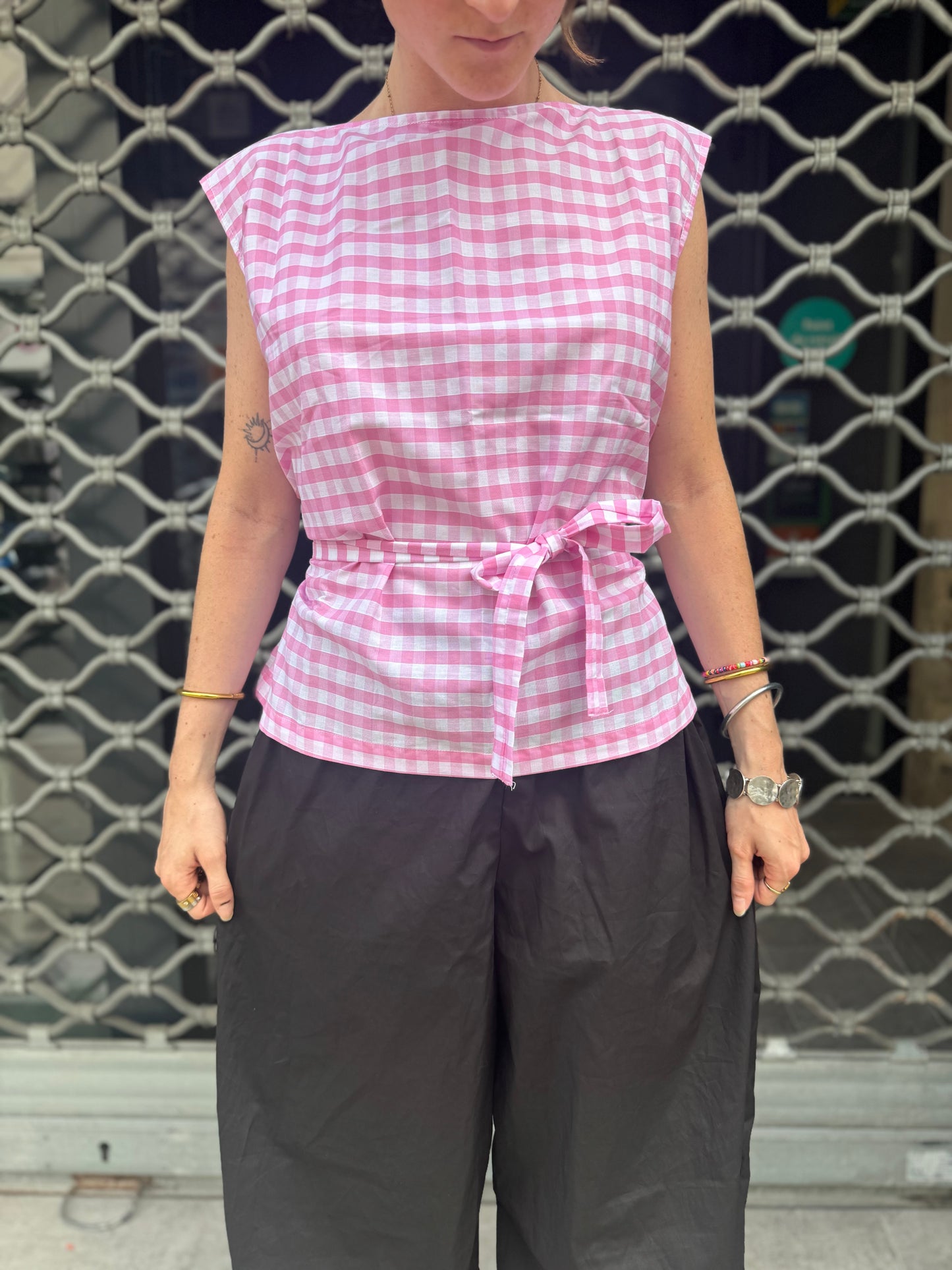 Top Lolita - Vichy rose