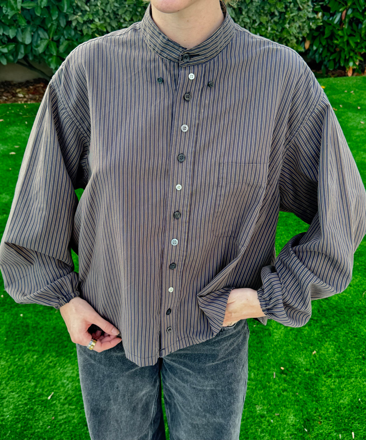 Chemise Coco - Marron à rayures