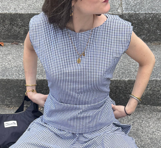 Top Lolita - Vichy noir
