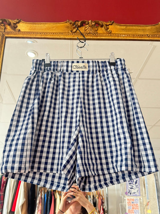 Short PAULA - Vichy bleu