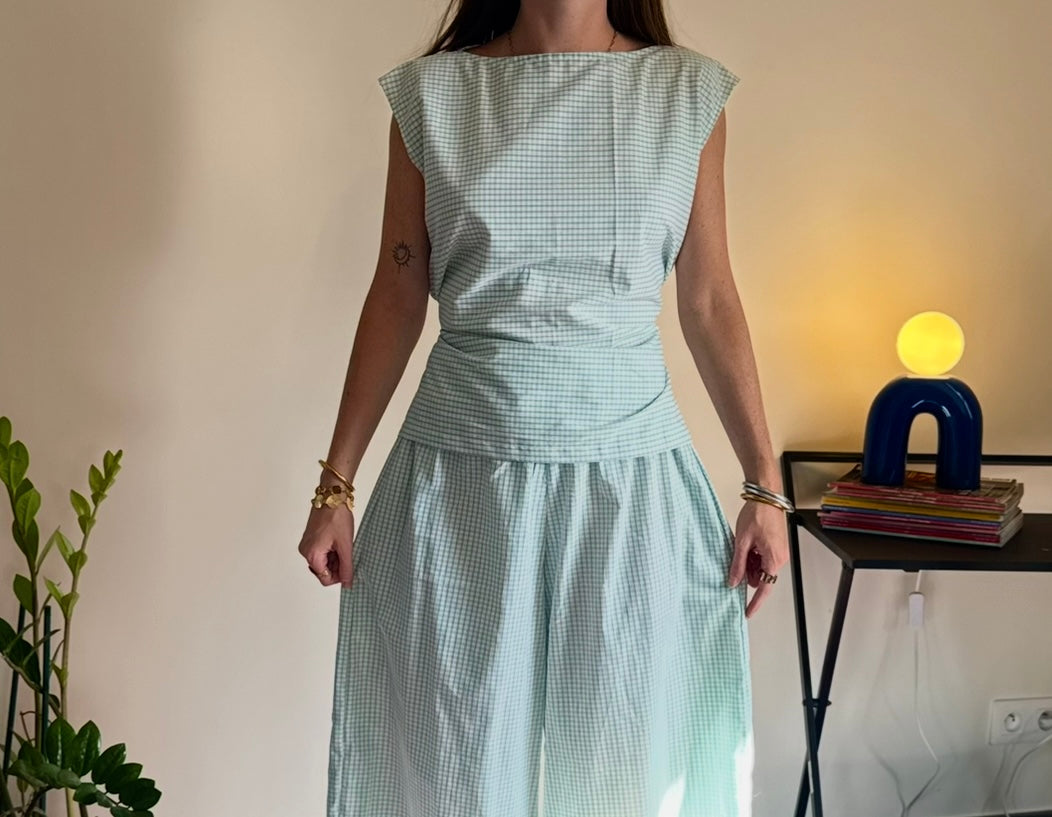 Top Lolita - Vichy Vert